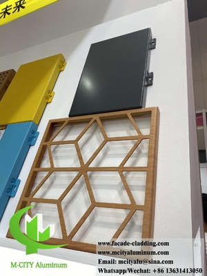 建築用金属スクリーン レーザーカットパターン アルミシート 3mm メタルシート