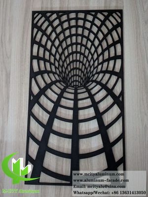 お買い得 レーザーカット粉体塗装アルミニウムクラッドパネル 1200x2400mm 金属ファサード壁クラッド用 オンライン