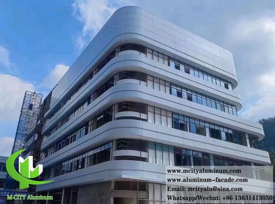 お買い得 3mm 粉末で覆われたアルミコーティングパネル 1200x2400mm 金属ファサードのための孔付きデザイン オンライン