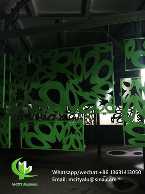 お買い得 2カーテン壁の装飾用のカスタムパターンを持つ0.5mm厚さの粉末で覆われたアルミファスケードパネル オンライン