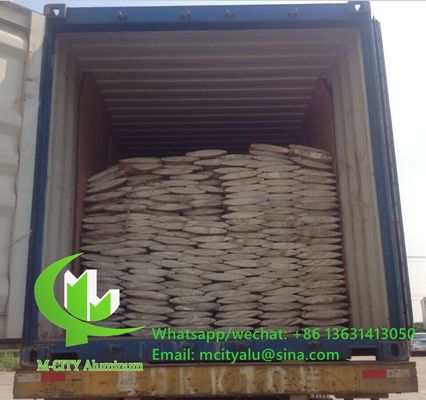 お買い得 粉末で覆われた円形形6063-T5/T6 アルミ製 カーテン壁用エアロフローラ オンライン