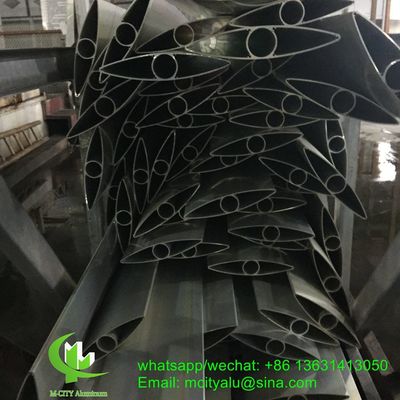 お買い得 150mm ソーラーシェード 固定式 ソーラーシェード 建築用 エアロフォイル プロファイル アルミ製 窓のサングラスのために オンライン