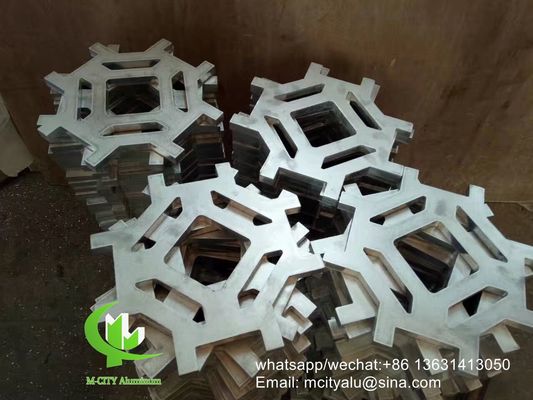 お買い得 ファサード用CNC彫刻 2.5mm厚 パウダーコーティング パンチングアルミニウムクラッドパネル オンライン