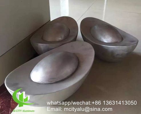 お買い得 1000x2000mmサイズでファサードカーテンウォールのPVDF仕上げでカスタム製のアルミコーティングパネル オンライン