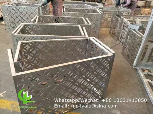 お買い得 エアコン アルミカバー メタルファサード コーティング カーテン壁ファサード装飾用の厚さ2.5mmの折りたたみのシート オンライン