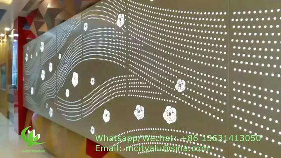 お買い得 カスタムメイド 2.5mm 厚さ 粉体塗装 パンチングアルミニウムパネル ファサードクラッド用 オンライン