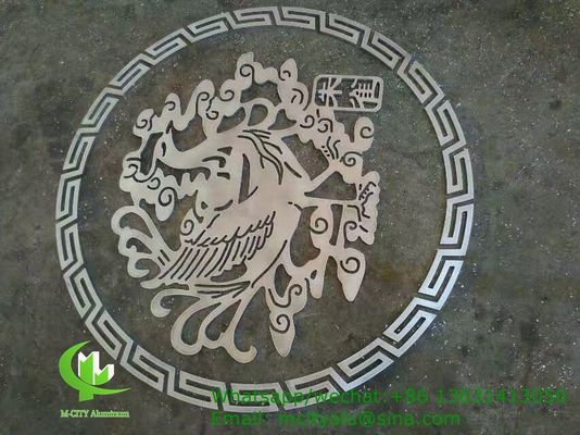 お買い得 カスタムパターンファサードクラッディングおよびカーテンウォール装飾用 2.5mm 厚さ粉体塗装アルミニウムベニヤシート オンライン