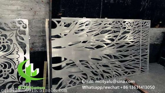 お買い得 2mm 厚さ粉末で覆われたアルミホール壁パネル パーフォレーションされたファサードコーティング オンライン