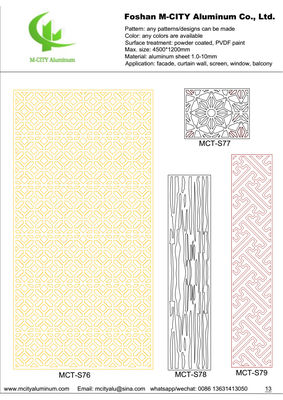 お買い得 粉末で覆われたアルミ孔付きパネル,カスタムRAL色と1000x2000mmサイズ オンライン