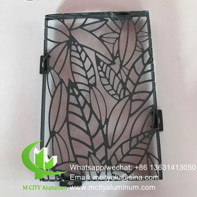 お買い得 カスタマイズ可能なファサードクラッディングおよびカーテンウォール装飾用の厚さ2.5mmの粉体塗装穴あきアルミニウムパネル オンライン