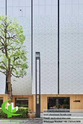 お買い得 外部金属スクリーン粉末で覆われた白アルミニウムパフォーリングシート オンライン