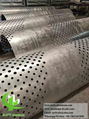 お買い得 金属コーティングコラムスクリーンパネル 孔紋アルミシート オンライン