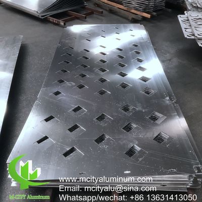 お買い得 粉末で覆われたパフォーレートアルミニウムファサードパネル,カスタマイズ可能なパターンと1.5-10mm厚さ オンライン