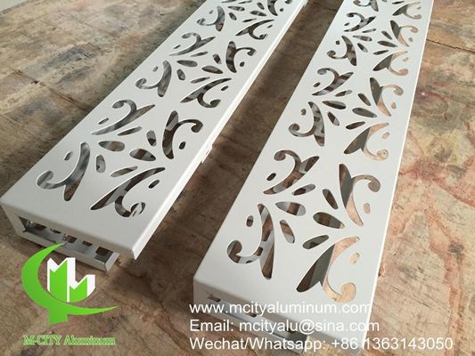 お買い得 粉末で覆われたパフォーレートアルミニウムファサードパネル,カスタムRALカラーとCNCタレットのパンシング オンライン