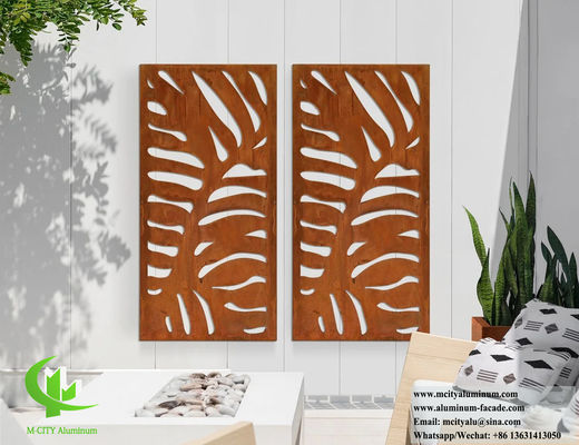 お買い得 レーザーカット アルミ壁パネル メタルスクリーン プライバシースクリーン 屋外内装飾用 オンライン