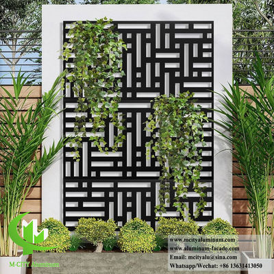 お買い得 レーザーカット メタルスクリーン プライバシースクリーン装飾のためのパターンのアルミシート オンライン