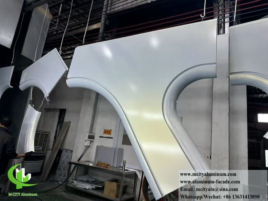 お買い得 屋外用パンチングデザイン付き粉体塗装アルミニウム外壁パネル 1200x2400mm オンライン