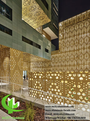 お買い得 建物用カスタム寸法およびRALカラー粉体塗装アルミニウム外装クラッドパネル オンライン