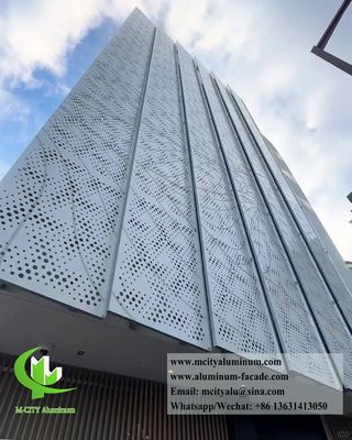 お買い得 Perforated Aluminum Facade Wall Cladding Decoration オンライン