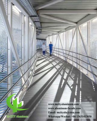 お買い得 2mm 外装クラッディング装飾用エキスパンドメタルアルミニウムシート オンライン