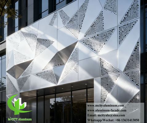 お買い得 3003 PVDF オーダーメイド アルミ合金 孔面 壁カバー システム オンライン