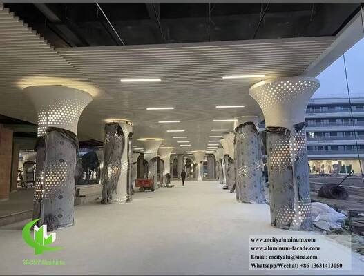 お買い得 息をのむような建築デザインのための二重曲線アルミニウム柱 オンライン