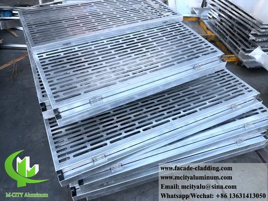 お買い得 カスタマイズ可能なRALカラーと1.5mmから10mmの厚さを持つ、粉体塗装された穴あきアルミニウム製ファサードパネル オンライン