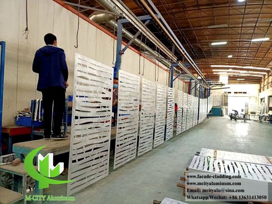 お買い得 レーザーカット 庭用の金属スクリーン アルミシート 壁カバー 粉末で塗装 オンライン