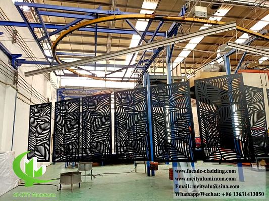 お買い得 1000x2000mmの標準サイズでファセードコーティングのためのカスタムRALカラーで粉末で覆われたレーザーカットアルミニウムパネル オンライン