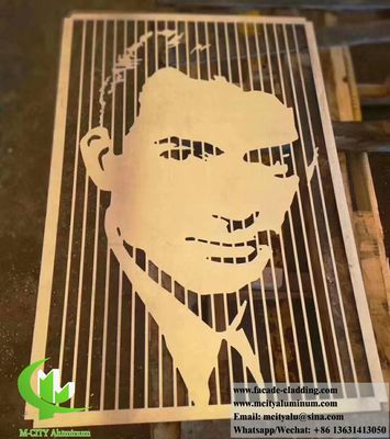 お買い得 激光切断 壁の装飾用の金属コーティング アルミパネル オンライン