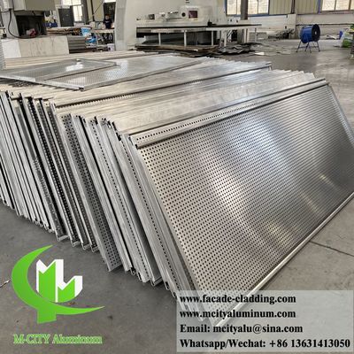 お買い得 3mm PVDF コーティング パーフォレーション アルミニウム 顔面 任意の RAL 色でカスタム CNC デザイン オンライン