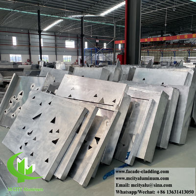 お買い得 アルミ合金と粉末で覆われた仕上げで空洞な装飾デザインのレーザーカット金属ファサードパネル,標準サイズ1200x2400mm オンライン