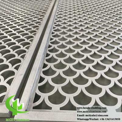 お買い得 レーザーカット メタルスクリーン アルミニウムコーティング 耐久性 15年の色保証 オンライン