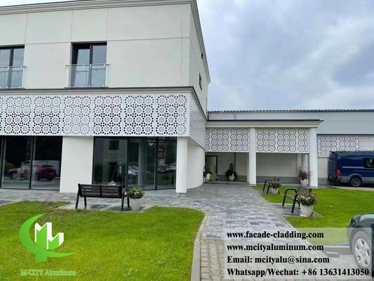 お買い得 レーザーカット メタルスクリーン 壁カバー用 アルミニウムパフォーレートファサードパネル オンライン