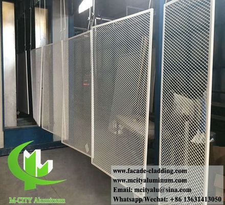 お買い得 ファサードクラッド用のRALカラーカスタマイズ可能、CNCレーザーカット対応の粉体塗装パンチングアルミニウムパネル オンライン