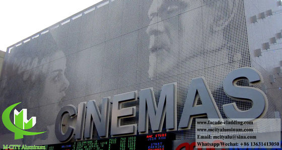 お買い得 粉末で覆われたパフォーレートアルミニウムファサードパネル,カスタマイズ可能なRAL色とCNCレーザーカット オンライン