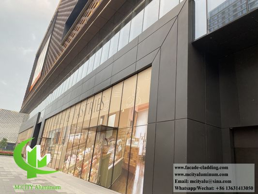 お買い得 建築用金属壁パネル アルミニウムファサード コーティングシステム 外装 防火 オンライン