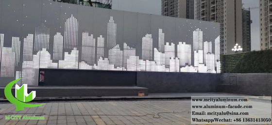 お買い得 建築用 穴を開ける金属スクリーン 壁カバーの装飾用 アルミニウムシート オンライン